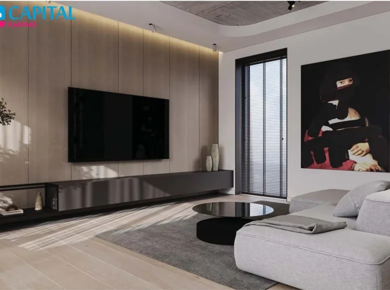 Apartamento 3 habitaciones 56 m² Kaunas, Lituania