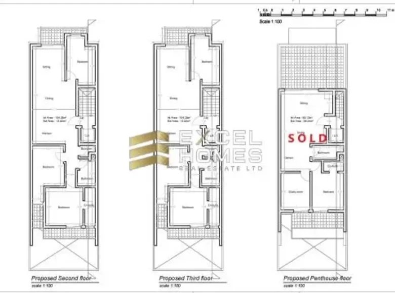 3 bedroom apartment  Mosta, Malta