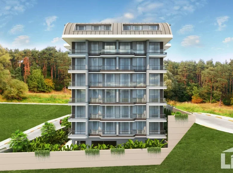 Дуплекс 3 комнаты 52 м² Алания, Турция