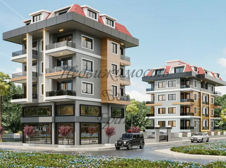 Mieszkanie 2 pokoi 58 m² Yaylali, Turcja