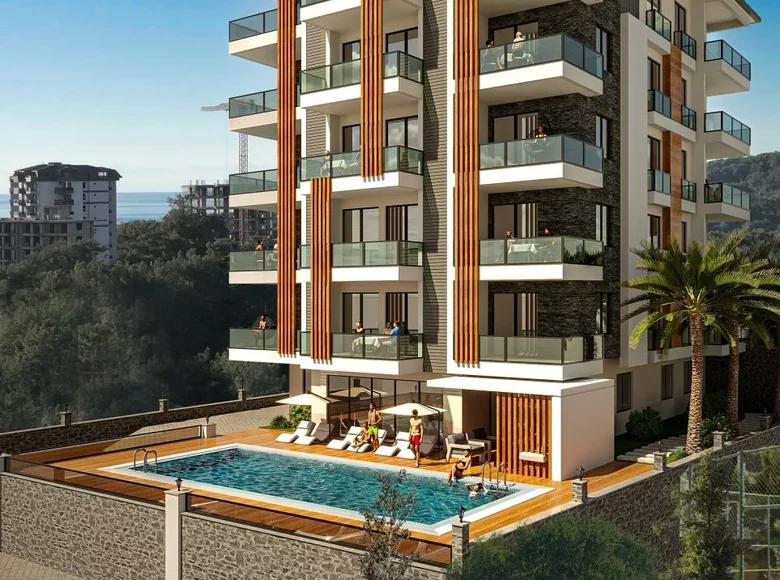 Penthouse 3 pokoi 134 m² Avsallar, Turcja