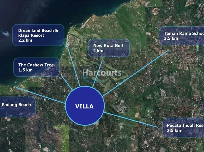 villa de 3 chambres 900 m² Pecatu, Indonésie