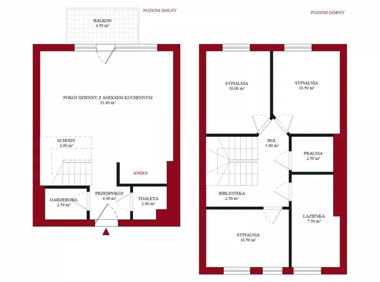 Mieszkanie 4 pokoi 86 m² Warszawa, Polska