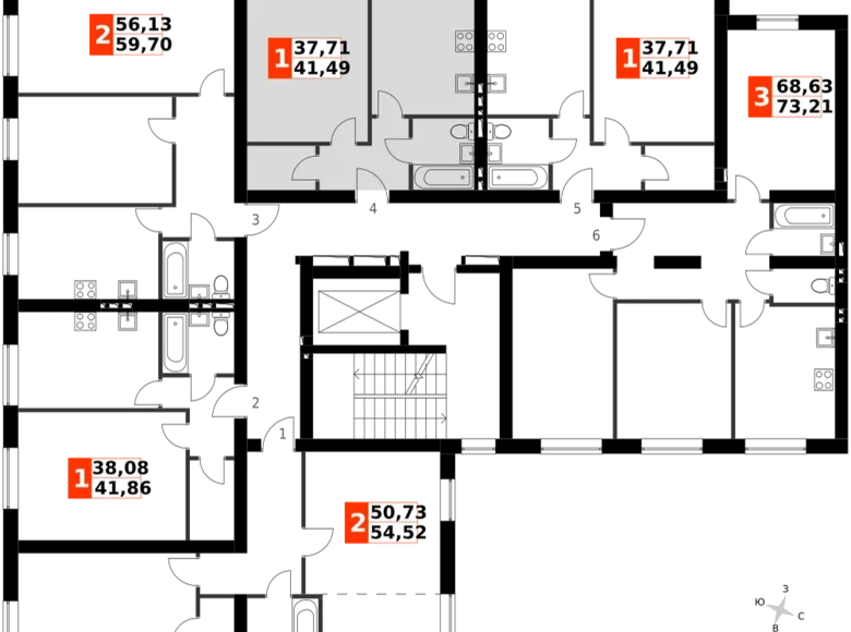 Wohnung 1 zimmer 41 m² Naro-Fominskiy gorodskoy okrug, Russland