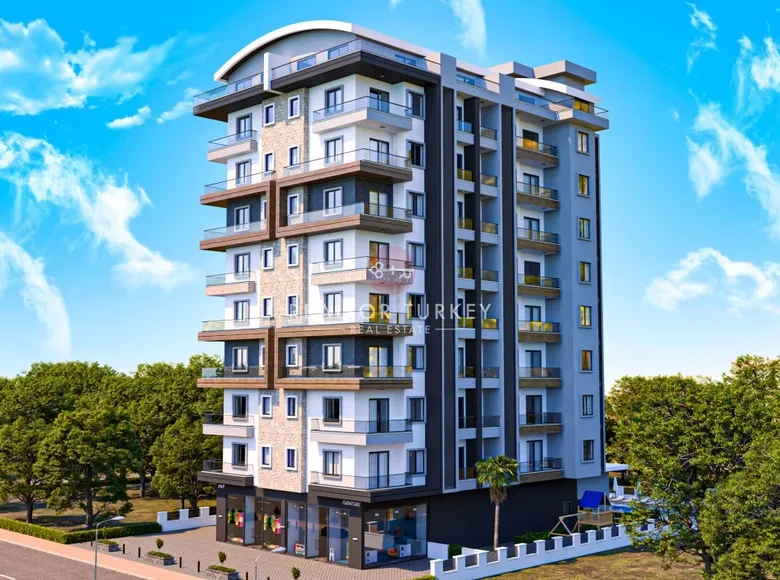 Квартира 1 комната 59 м² Махмутлар центр, Турция