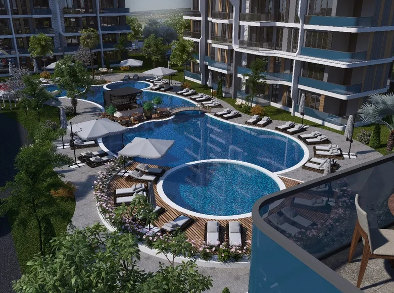 Apartamento 2 habitaciones 72 m² Muratpasa, Turquía