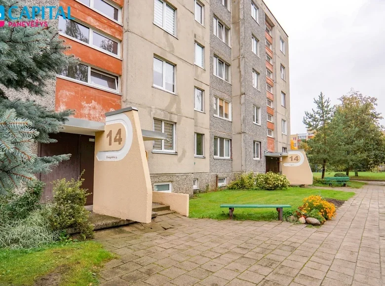 Mieszkanie 3 pokoi 64 m² Poniewież, Litwa