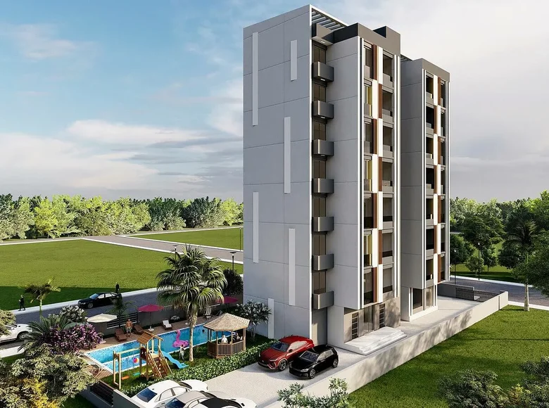 2 bedroom apartment 69 m² Yenişehir, Turkey
