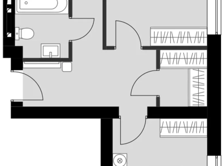 Mieszkanie 2 pokoi 56 m² Naro-Fominskiy gorodskoy okrug, Rosja