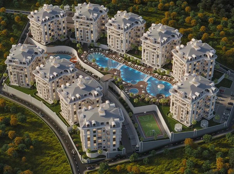 Mieszkanie 5 pokojów 174 m² Alanya, Turcja