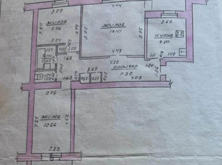 Apartamento 3 habitaciones 64 m² Orsha, Bielorrusia