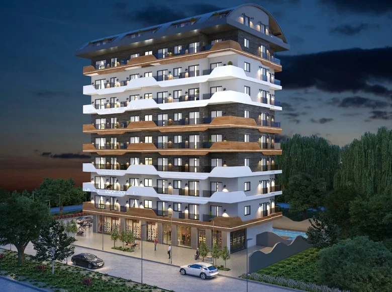 Квартира 2 комнаты 55 м² Mahmutlar, Турция