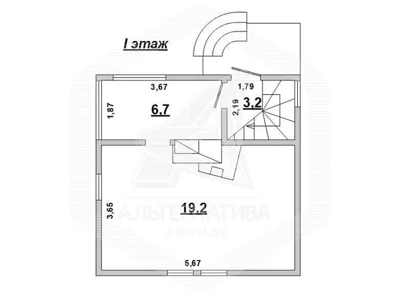 Haus 47 m² Brest, Weißrussland