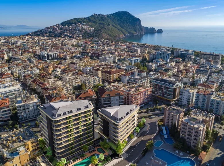 Mieszkanie 2 pokoi 56 m² Alanya, Turcja