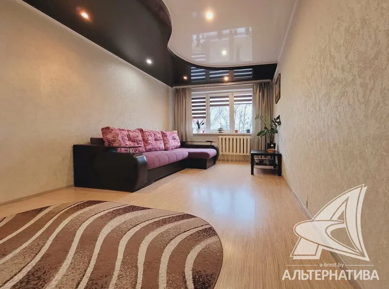 Квартира 2 комнаты 49 м² Брест, Беларусь