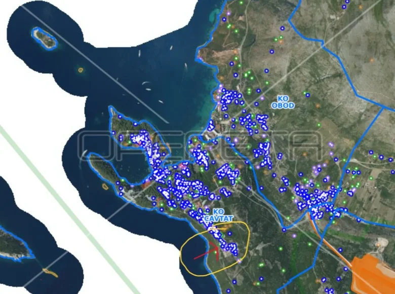 Parcelas 9 759 m² Cavtat, Croacia