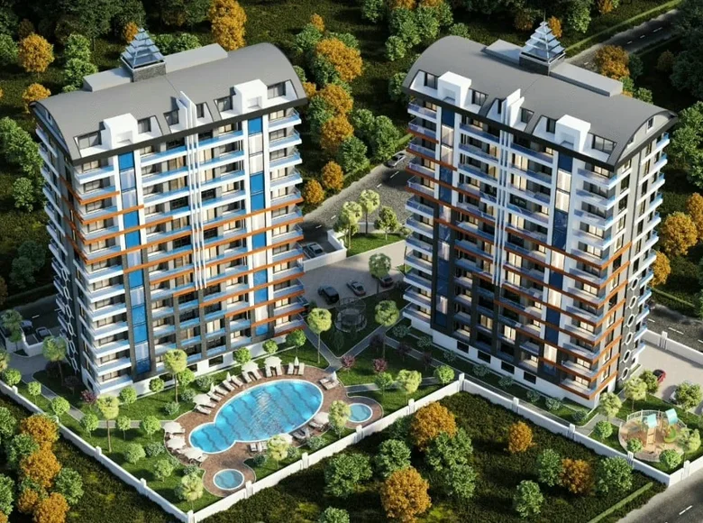 Apartamento 2 habitaciones 55 m² Mahmutlar, Turquía