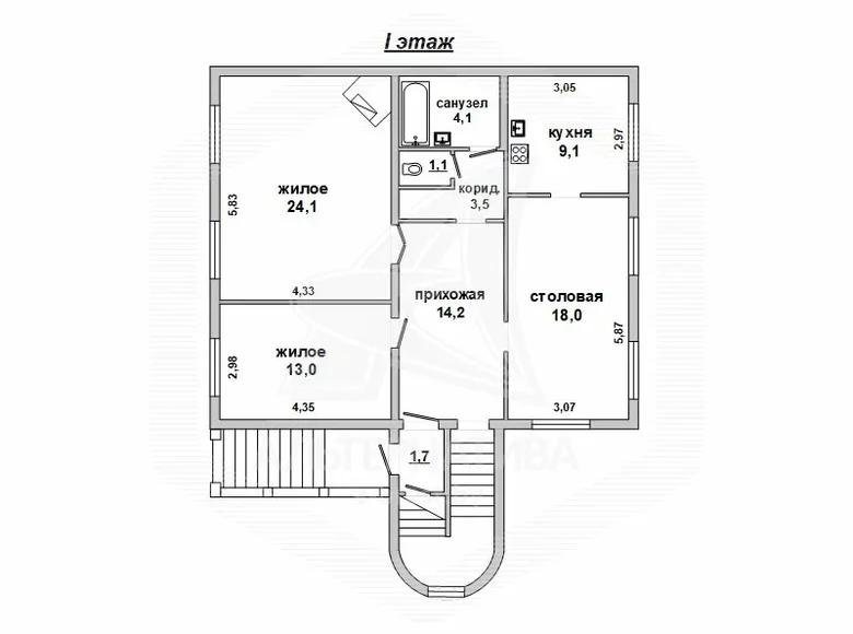 Dom 186 m² Wysokie, Białoruś