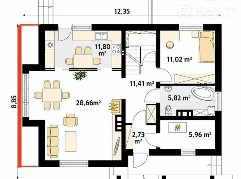 Grundstück 170 m² Scomyslicki sielski Saviet, Weißrussland