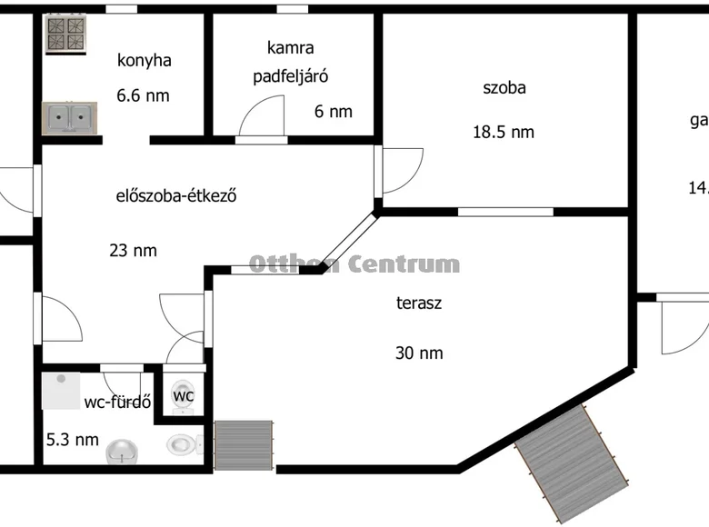 Dom 3 pokoi 100 m² Kisvarda, Węgry