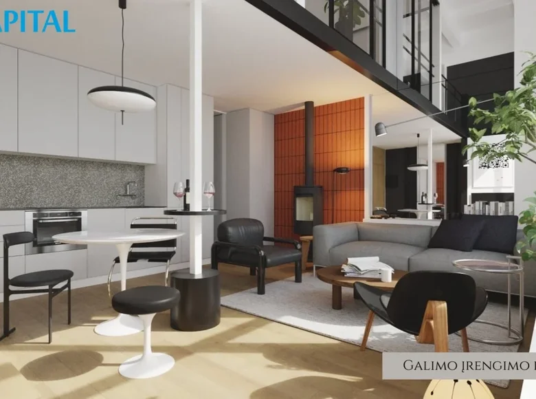 2 room apartment 54 m² Vilnius, Lithuania
