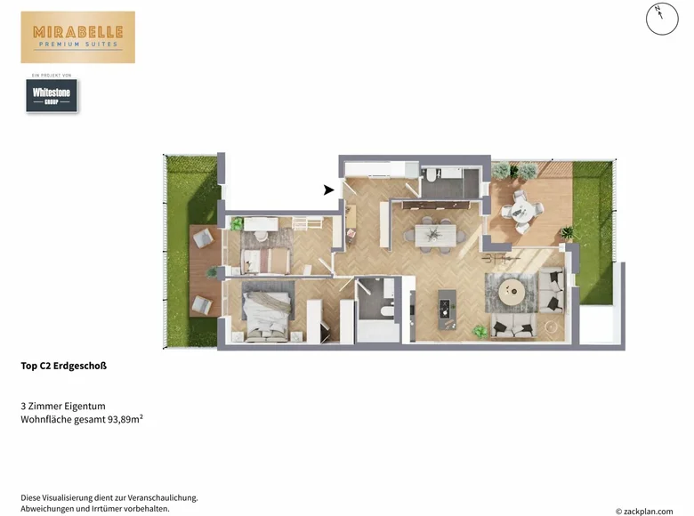 Apartamento 4 habitaciones 93 m² Laxenburg, Austria