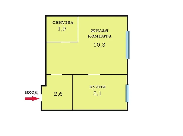 Appartement 20 m² Nevsky District, Fédération de Russie