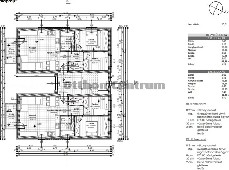 3 room apartment for sale in Erd, Hungary for €148,909 listing 1885583