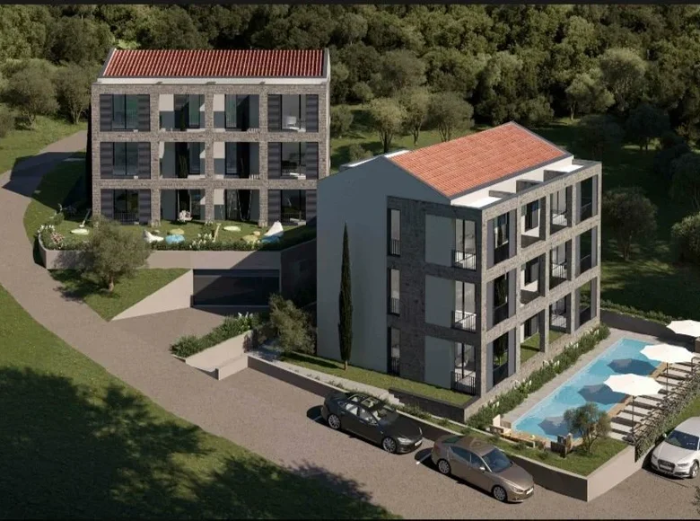 2 bedroom apartment 61 m² Tivat, Montenegro