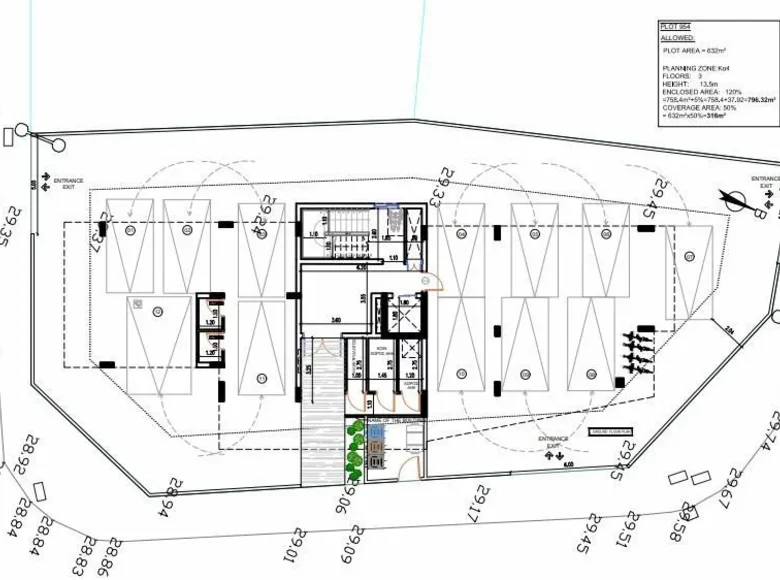 Wohnung 3 Schlafzimmer 137 m² Larnaka, Cyprus