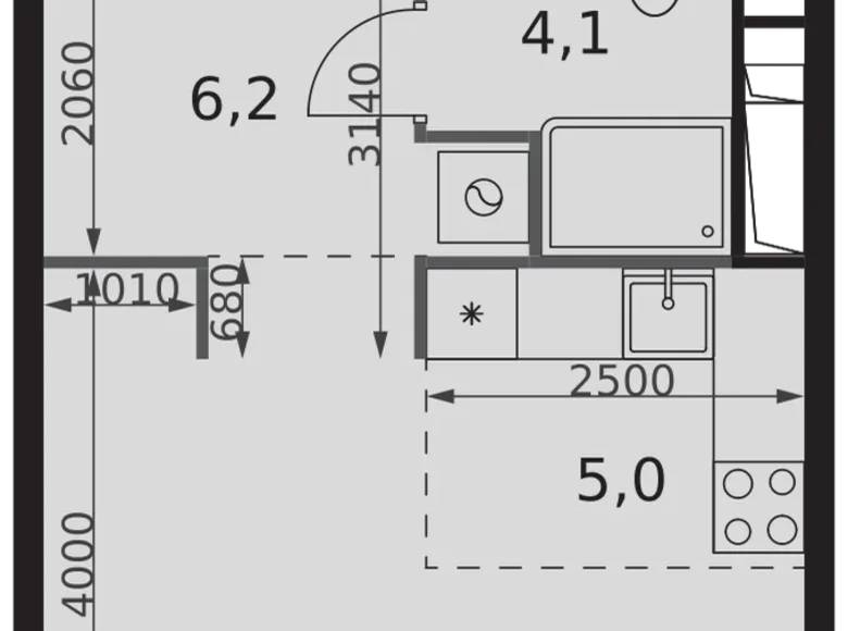 Studio 1 zimmer 30 m² Nordwestlicher Verwaltungsbezirk, Russland