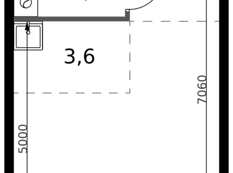 Estudio 1 habitación 29 m² Sapronovo, Rusia