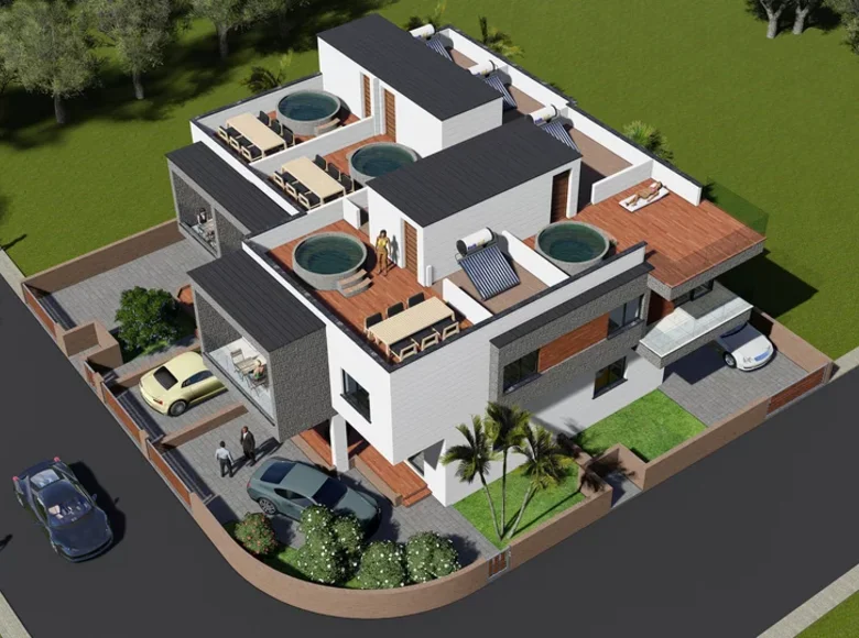 Szeregowiec 3 pokoi 93 m² Pafos, Cyprus