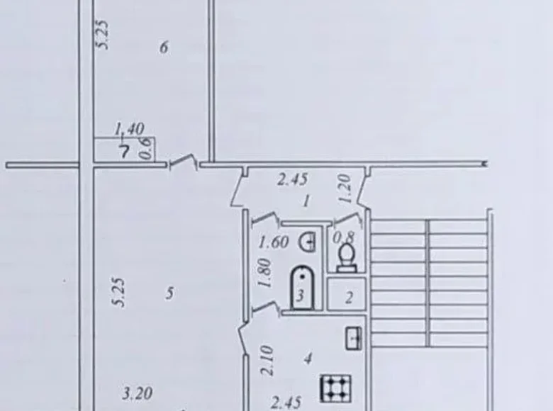 Квартира 2 комнаты 48 м² Ташкент, Узбекистан