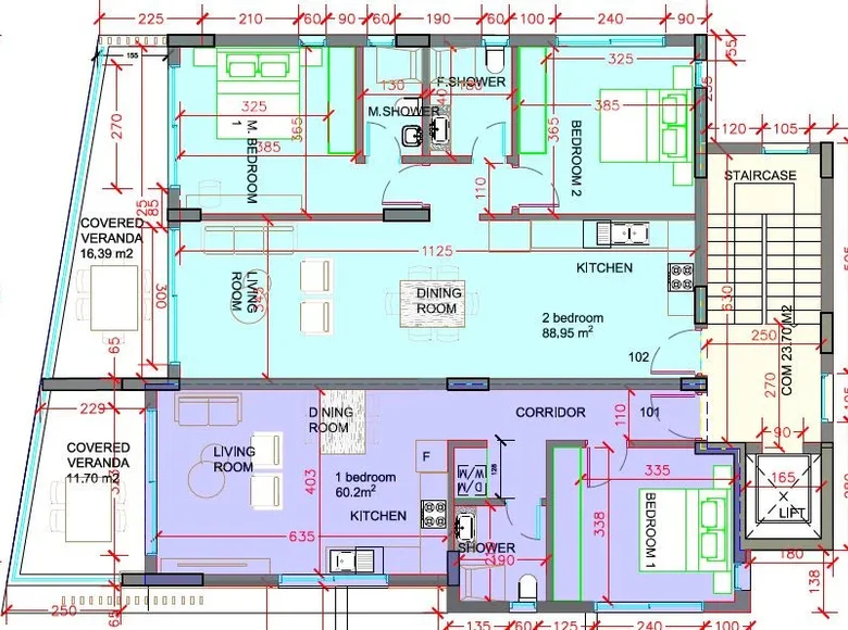 2 bedroom apartment 104 m² Limassol District, Cyprus