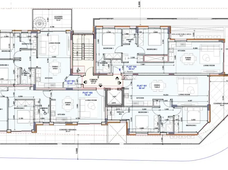 Appartement 2 chambres 105 m² Livadia, Bases souveraines britanniques