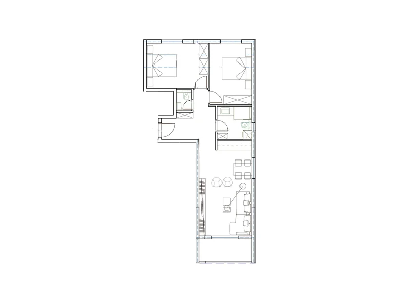 Apartamento 2 habitaciones 65 m² Becici, Montenegro