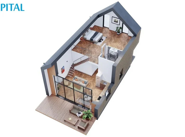 House 105 m² Daumantai, Lithuania