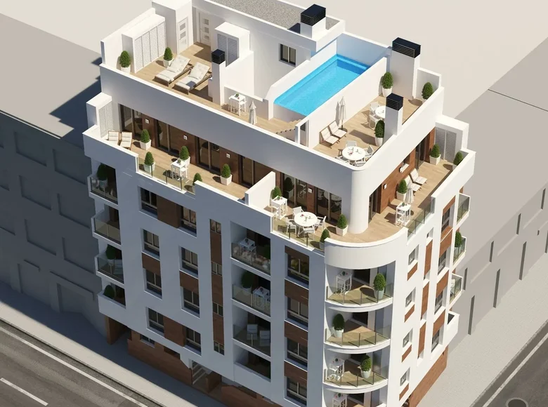 Ático 2 habitaciones 105 m² Torrevieja, Španjolska