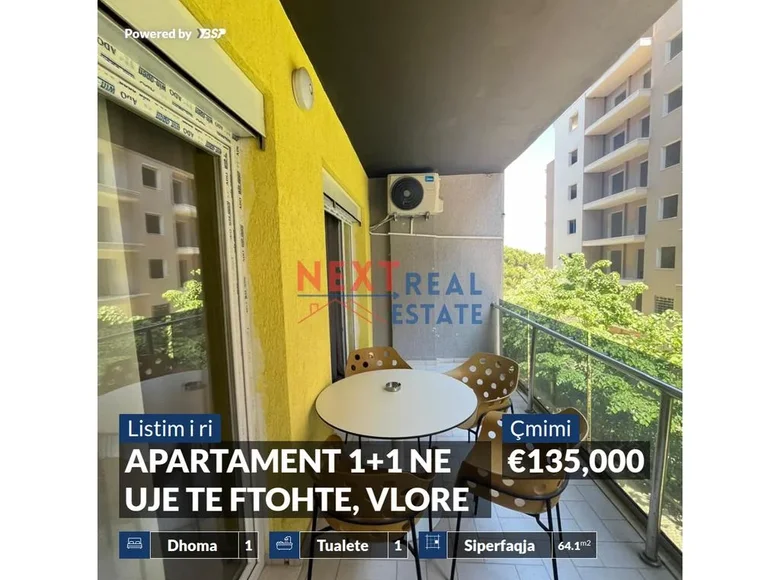 Apartamento 2 habitaciones 57 m² Bashkia Vlore, Albania