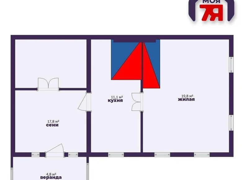 Haus 31 m² Racen, Belarus