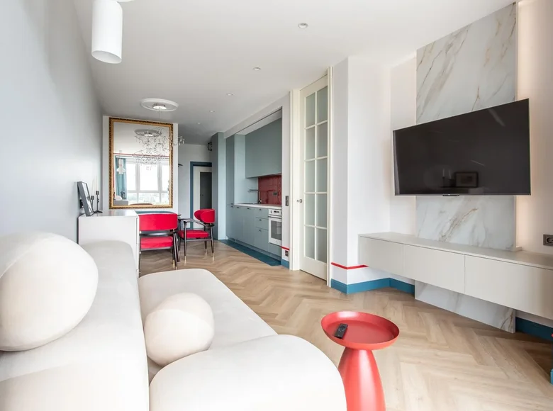 Mieszkanie 2 pokoi 48 m² Mińsk, Białoruś