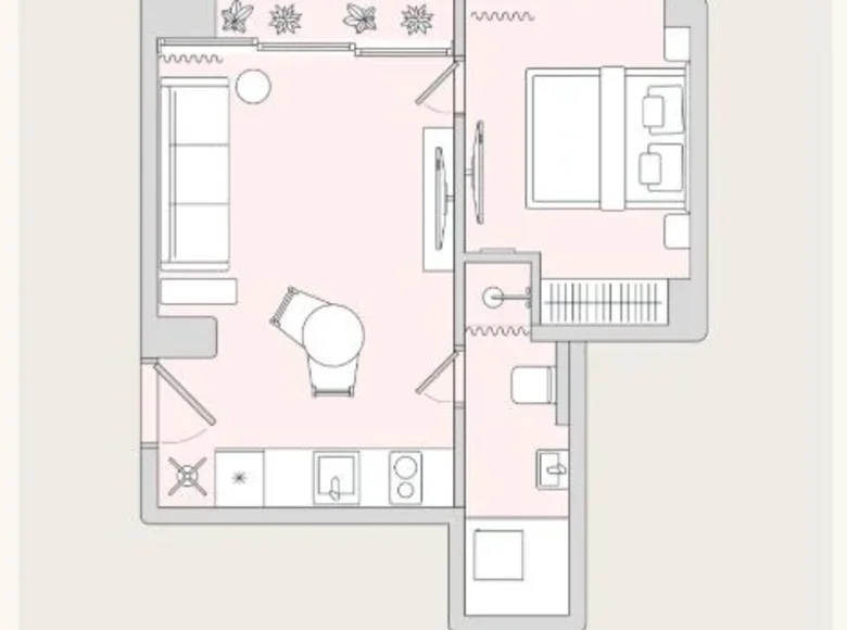 Apartamento 1 habitación 45 m² Municipality of Kallithea, Grecia
