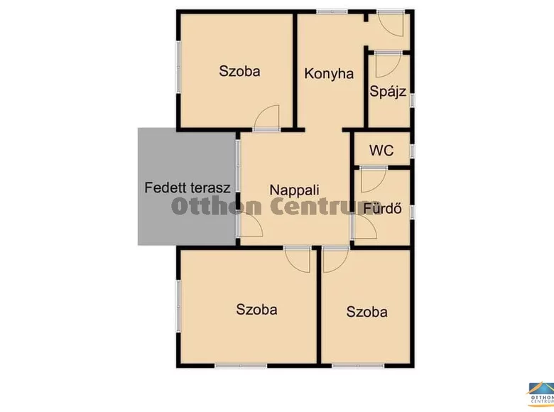 Casa 3 habitaciones 94 m² Hajduszoboszlo, Hungría