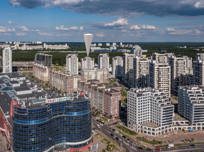 Квартира 2 комнаты 58 м² Минск, Беларусь