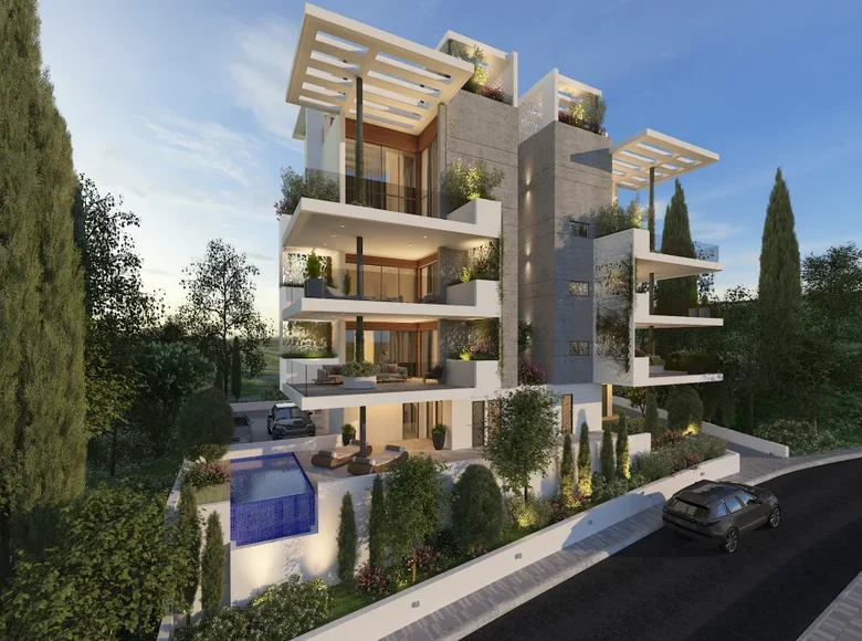 Mieszkanie 2 pokoi 93 m² Gmina Germasogeia, Cyprus