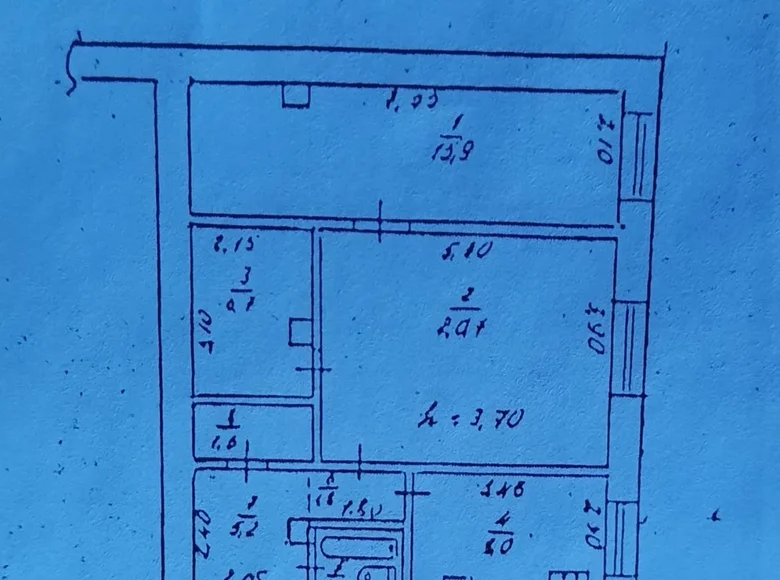 Квартира 3 комнаты 62 м² Одесса, Украина