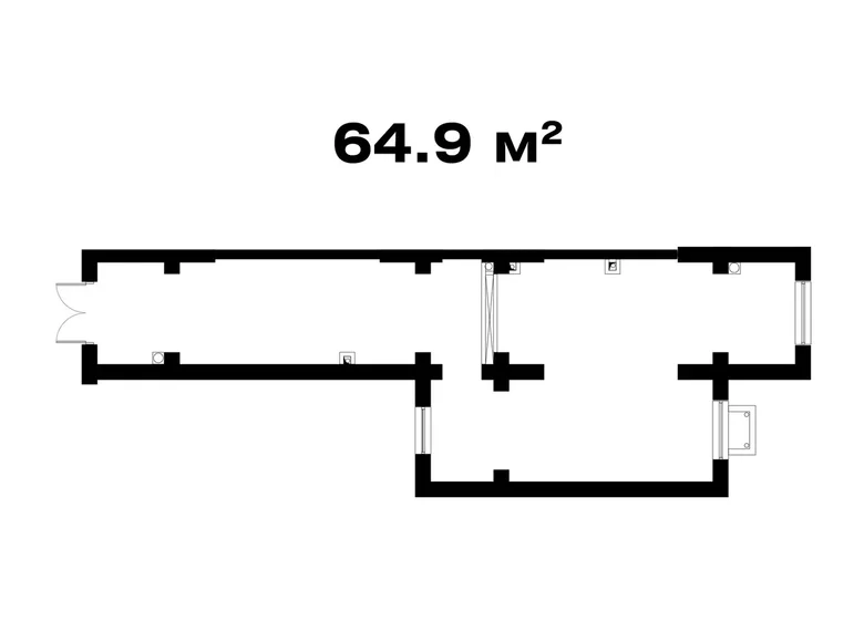 Kvartira 65 m² Toshkentda