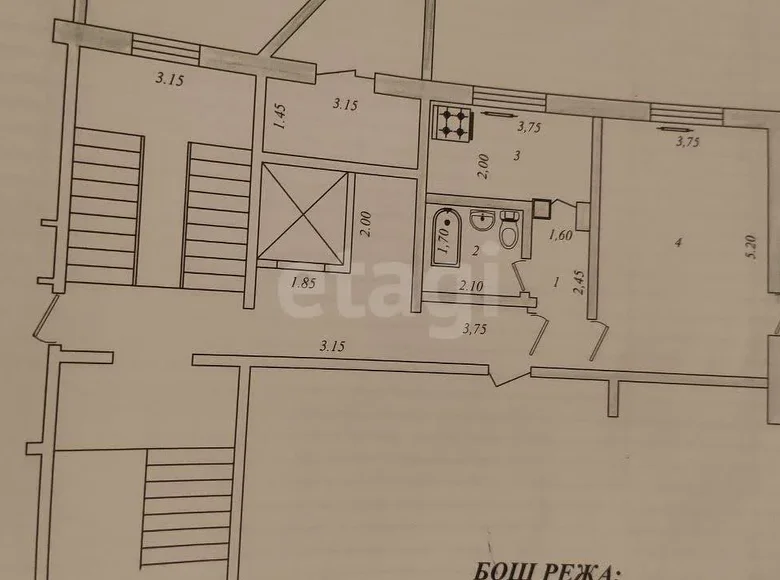 Квартира 43 м² Ташкентский район, Узбекистан