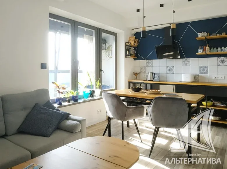 Квартира 3 комнаты 49 м² Мухавецкий сельский Совет, Беларусь